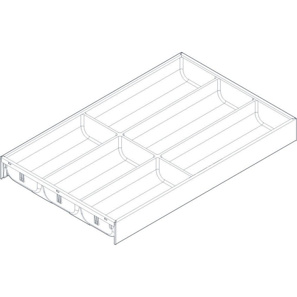 Blum Besteckeinsatz AMBIA-LINE 300, Besteckkasten, Weiss