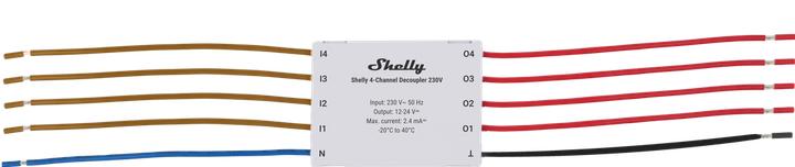 Image du produit Shelly 4-Channel Decoupler 230V