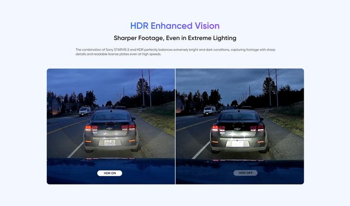 Produktbild Viofo A119 M Pro 4K 30fps HDR WIFI6 Dashcam (Beschleunigungssensor, WLAN, Eingebautes Mikrofon, Eingebautes Display, GPS-Empfänger, 2K)