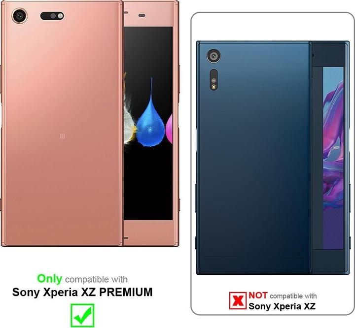 Actual product image Cadorabo Chain case for Sony Xperia XZ PREMIUM necklace cover adjustable