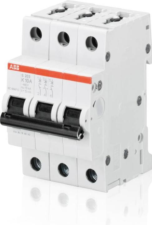 Actual product image ABB S203M-C63 Automatic circuit breaker 63A pro M compact 3p C-Char