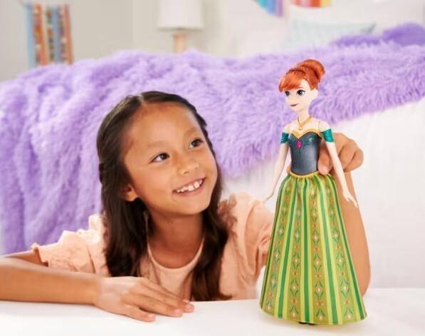 Image du produit Mattel Disney Frozen Singende Prinzessin Anna Puppe JDX53