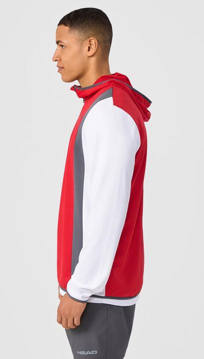 Immagine prodotto Head Club 25 Tech Hoodie Herren Rot/Weiss (L)