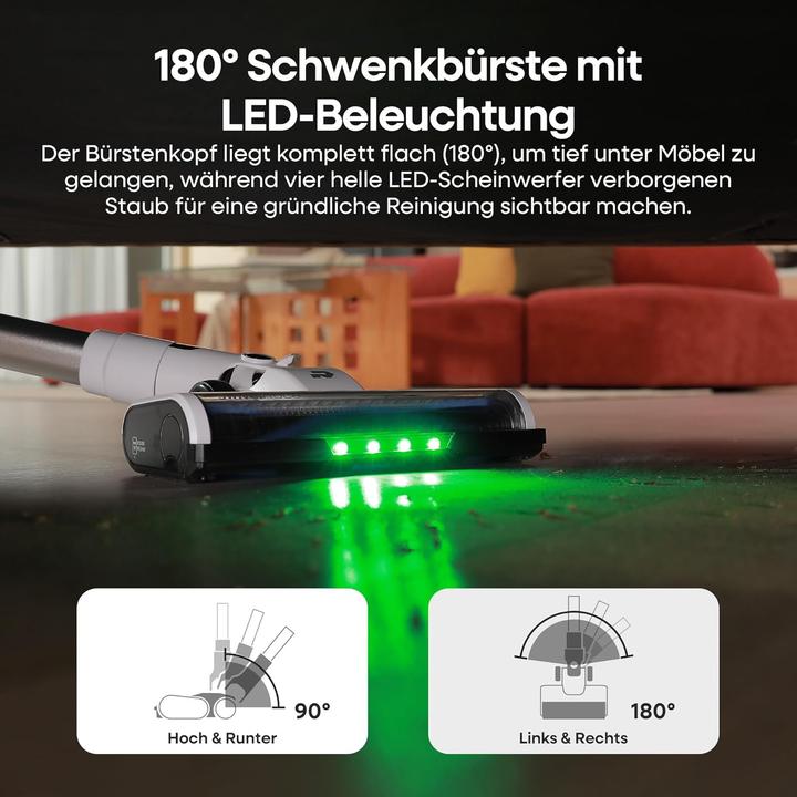 Produktbild ElecKeys Akkustaubsauger mit LED Display