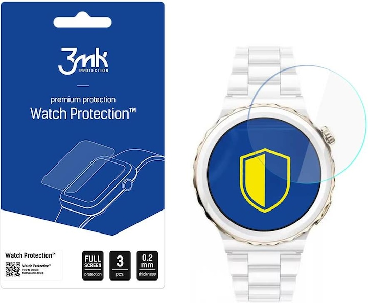 Actual product image 3MK Watch Protection FlexibleGlass Lite do Huawei Watch GT 3 Pro Elegant 43mm