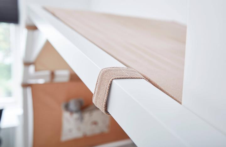 Actual product image Lifetime Kidsrooms Cool Kids bunk bed with hut Rainbow (90 x 200 cm)