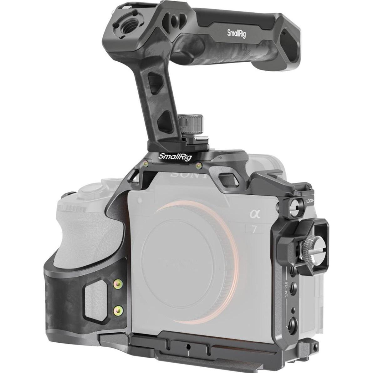 SmallRig 6030 Rhinoceros Cage Kit for Sony Alpha 7 V / 7R V / 7 IV (Gabbietta), Accessori video