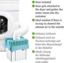 Actual product image Wenko Wäschetrocknerkondensator für Abluftwäschetrockner Fassungsvermögen bis 8 Liter