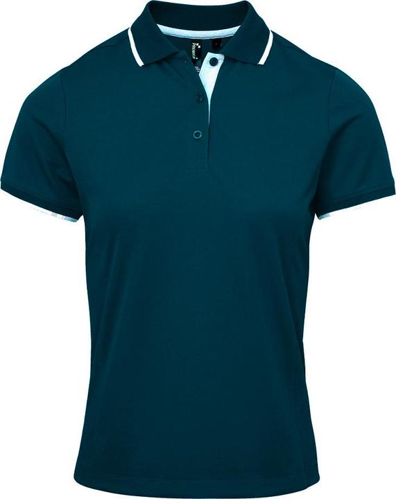 Immagine prodotto Premier Coolchecker Maglietta Polo Contrasto Donna (L)