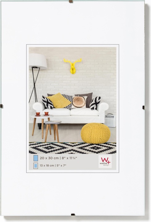 Produktbild Walther Design Rahmenlose Bildhalter (13 x 18 cm)
