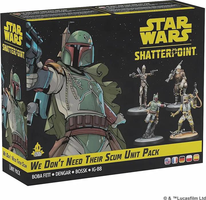 Atomic Mass Games AMGD1036 - Star Wars: Shatterpoint - We Dont Need Their Scum Squad Pack (Plastic)