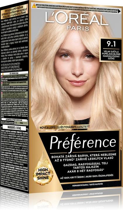 Immagine prodotto L'Oréal Paris Loreal Professionnel - Colore per capelli Preference - Colore permanente per capelli 9.1 Oslo Very