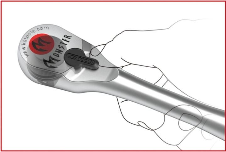 Produktbild KS Tools 1/4 Monster Umschaltknarre (1/4")