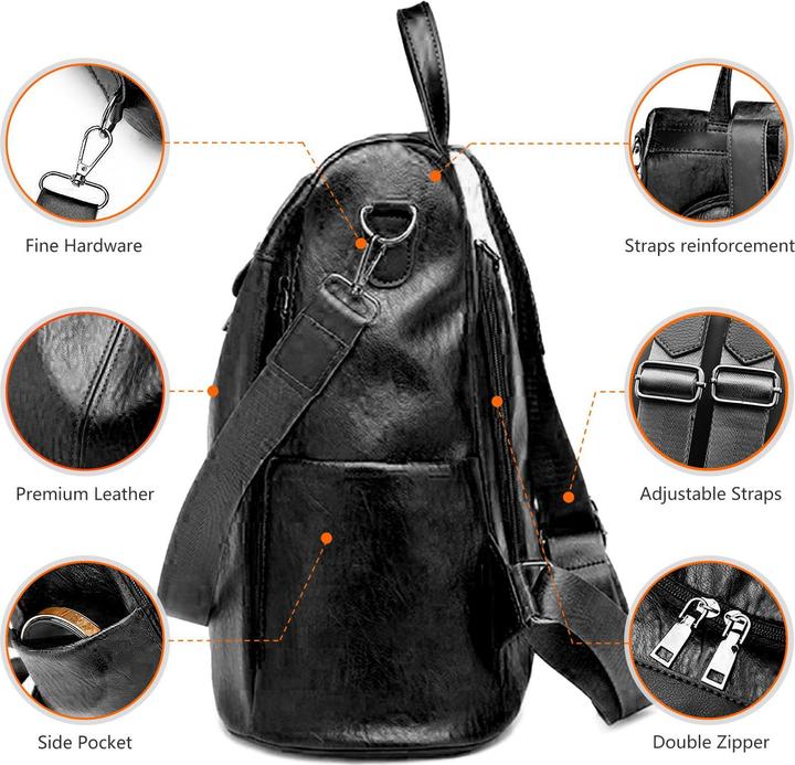 Produktbild Only-Bags.Store Rucksack Wasserdichtes Nylon Schulranzen