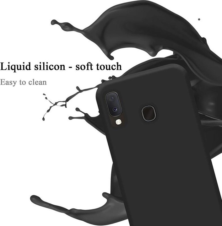 Actual product image Cadorabo TPU Liquid Silicone Case Cover (Samsung Galaxy A20e)