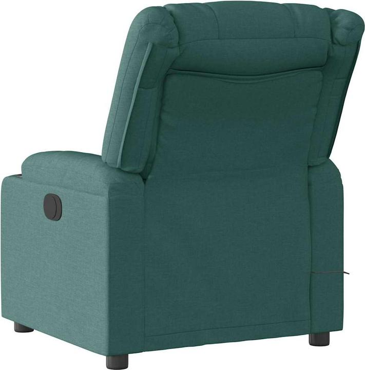 Image du produit vidaXL Fauteuil de massage Vert foncé Tissu