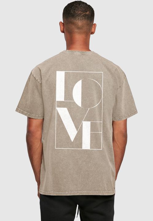 Produktbild Merchcode Love Acid Washed Heavy Oversize Tee - 112397 (M)
