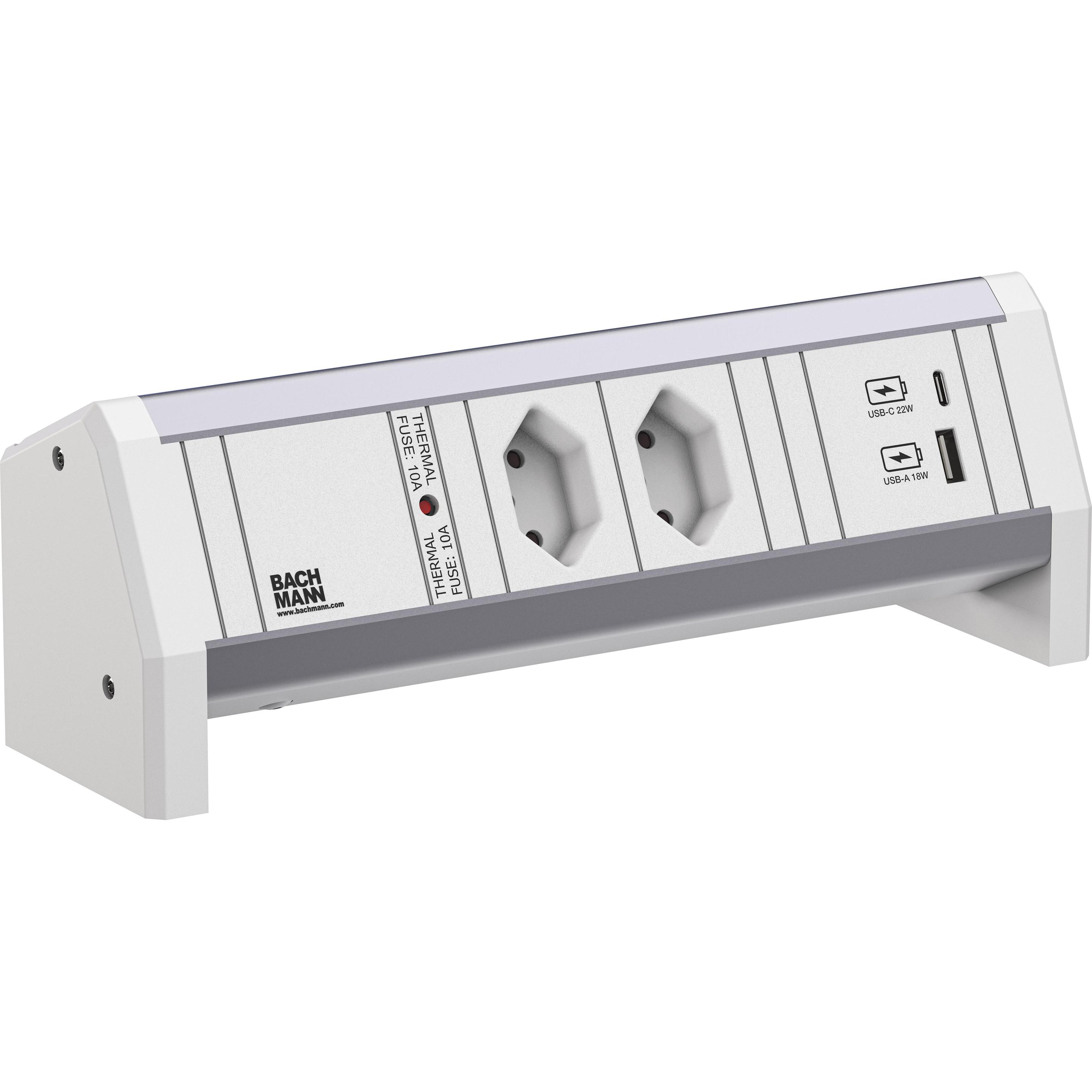 Thumbnail - Bachmann, Steckdosenleiste, BACH Steckdosenleiste (2 x, Typ 13, 0.25 m)