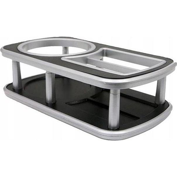 iBox Supporto da auto per bevande e cellulare UCHWYT NA NAPOJE I TELEFON I0112191 (colore nero), Supporto per smartphone, Nero