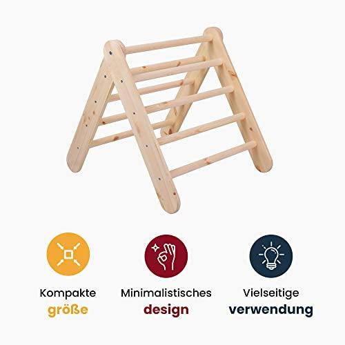Immagine prodotto Activity Board Triangolo da arrampicata - Struttura da arrampicata per bambini da interno, 59x61 cm, triangolo da