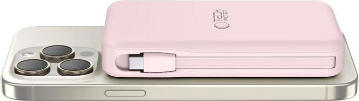 Actual product image Tech-Protect Powerbank PB31 LifeMag MagSafe 10000 mAh - rosa (10000 mAh, 15 W)