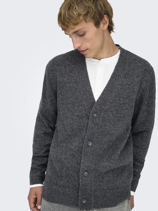 Produktbild Only & Sons Strickjacke ONSRAY Cardigan Knopfverschluss (M)