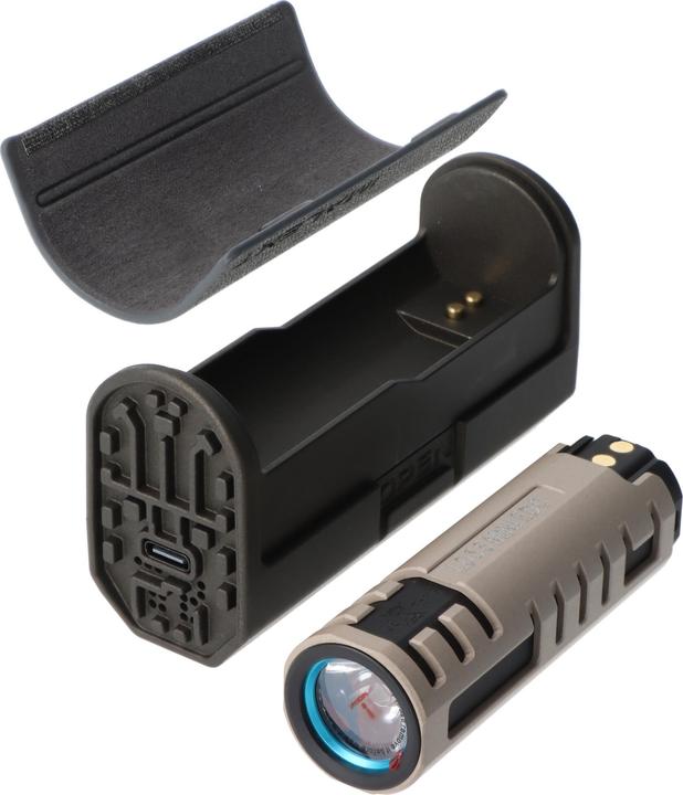Produktbild Imalent LD35 LED-Taschenlampe, Premium Edition mit Ladebox, bis zu 1200 Lumen, grau (8.10 cm, 1200 lm)