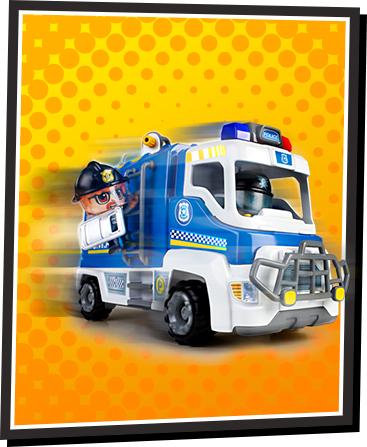 Produktbild EPEE PinyPon Actionfigur – Polizeiwagen-Set (FPP16060)