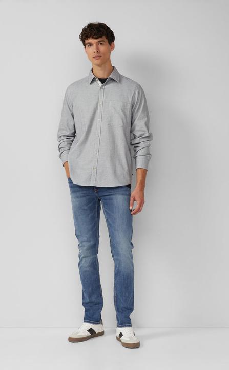 Immagine prodotto s.Oliver Hemd Regular Fit: Gemustertes Langarmhemd mit Brusttasche (M)