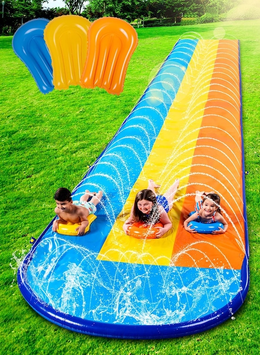 Immagine prodotto Sloosh Wasserrutsche mit drei Bahnen