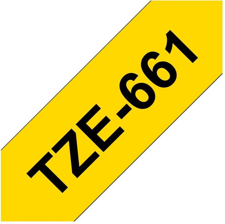 Immagine prodotto Brother Tze-661 (3.60 cm, Giallo, Nero)