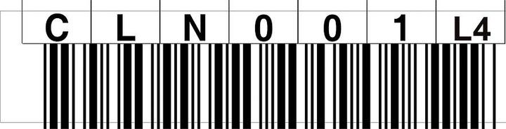 Produktbild Astar CLN horiz. CLN001-CLN020 L4 LTO Cleaning Label