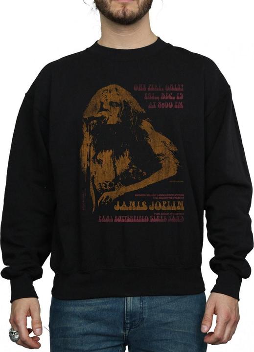 Actual product image Janis Joplin Mens Madison Square Garden Sweatshirt (L)
