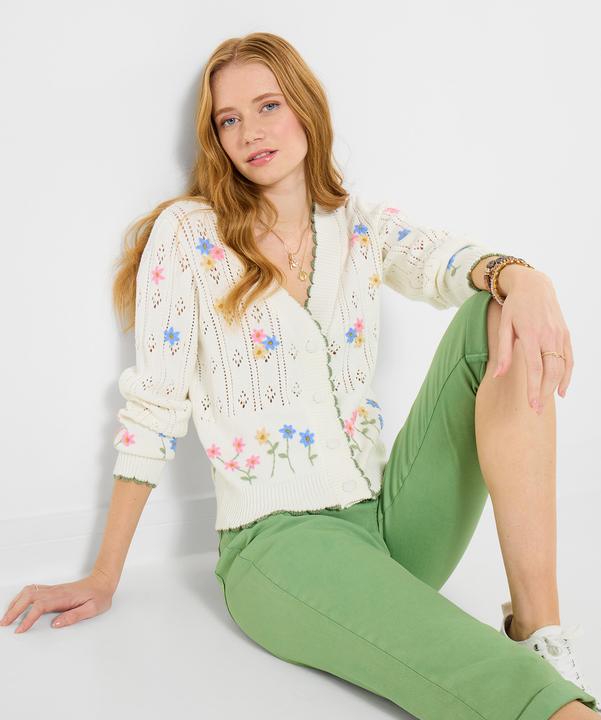 Produktbild Joe Browns Scalloped Edge Pointelle Knit Cardigan (46)