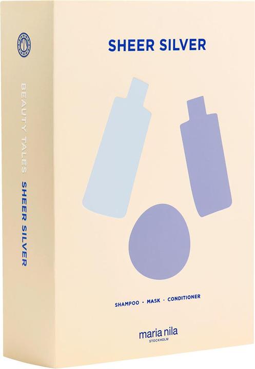 Immagine prodotto Maria Nila Scatola natalizia in argento trasparente (Set per la cura dei capelli)