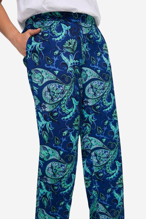 Actual product image Angel of Style Comfortable All-Over Print Satin Pants (50)