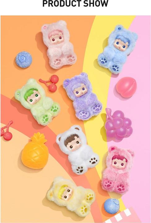 Produktbild Pop Mart Hacipupu Gummy Bear Blind Box (1 Stück) (13 cm)