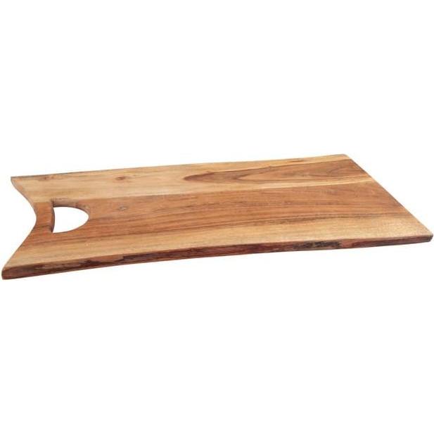 MICA Living, Tablett, Deko-Holzbrett - braun - ca. 55 x 22 x 1,5 cm