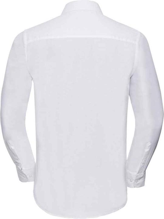 Actual product image Russell Mens Oxford Easy-Care Tailored Long-Sleeved Shirt