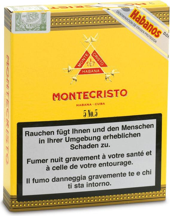 Immagine prodotto Montecristo No. 5 (Pareo)
