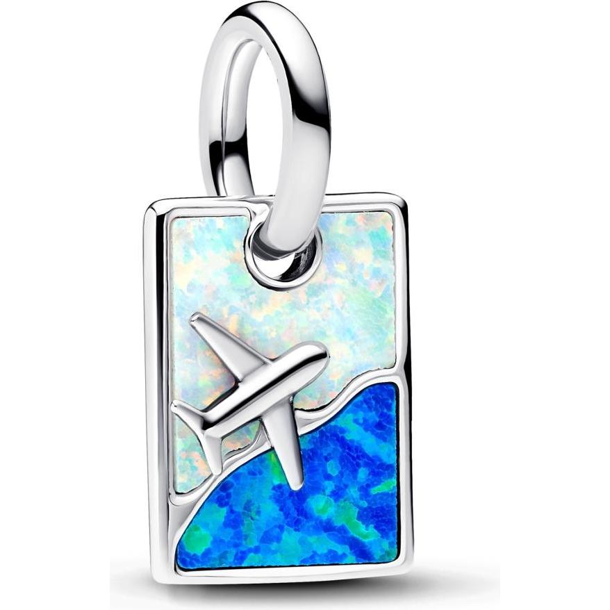 Pandora, Ciondolo collana, Ciondolo pendente da viaggio, (Argento 925)