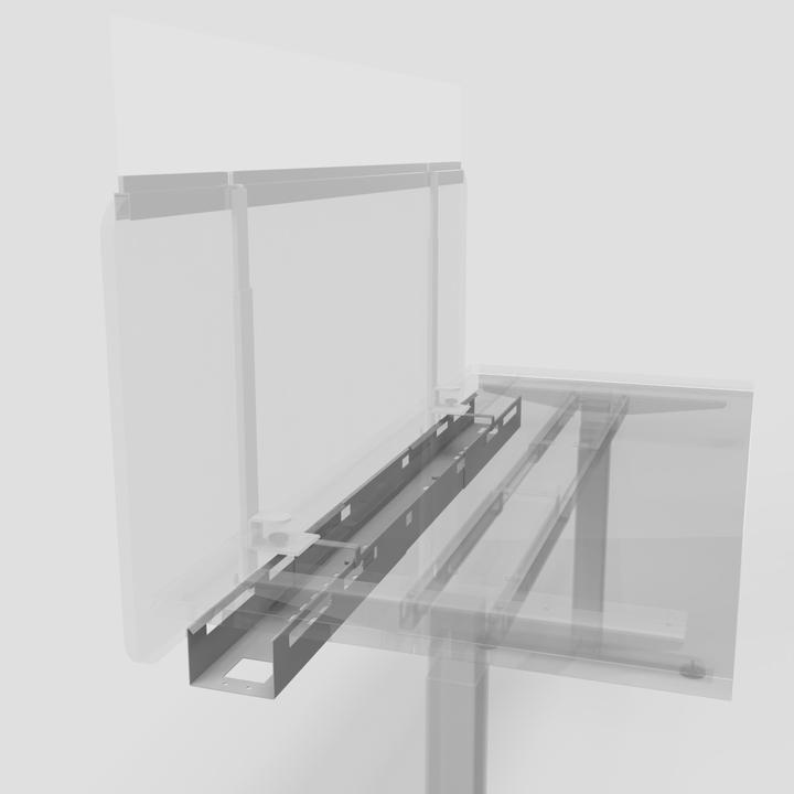 Produktbild OK-Line Kabelwanne Vario, ausziehbar (Kabelkanal, 70 cm)