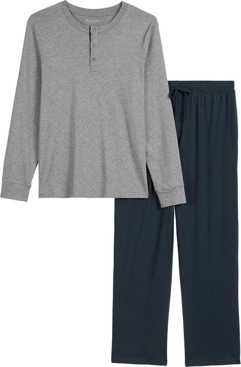 Marine foncée, Mélange de gris