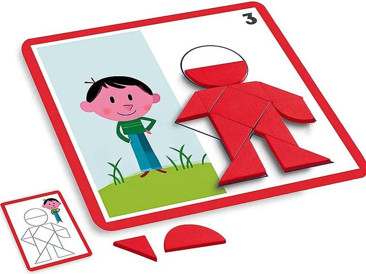 Produktbild Djeco Eduludo Formen (mult) (Deutsch, Englisch, Französisch, Italienisch, 4 - 6 Jahre)