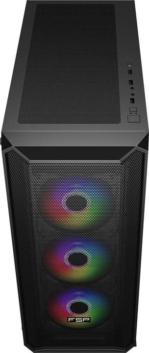 Actual product image Fortron FSP Geh Ultra CUT591 A E-ATX/ATX/M-ATX/M-ITX o.N. Black retail (ATX, mATX, Micro-ITX)