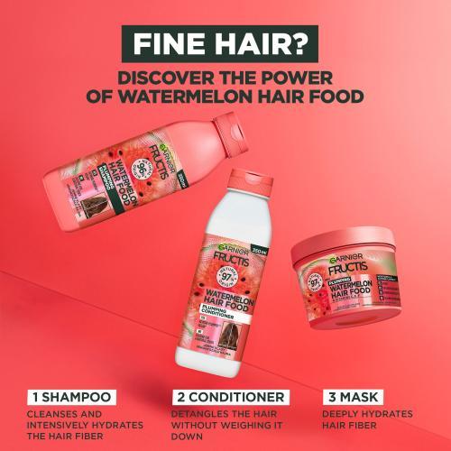 Immagine prodotto Garnier Fructis Hair Food Maschera rimpolpante all'anguria (400 ml)
