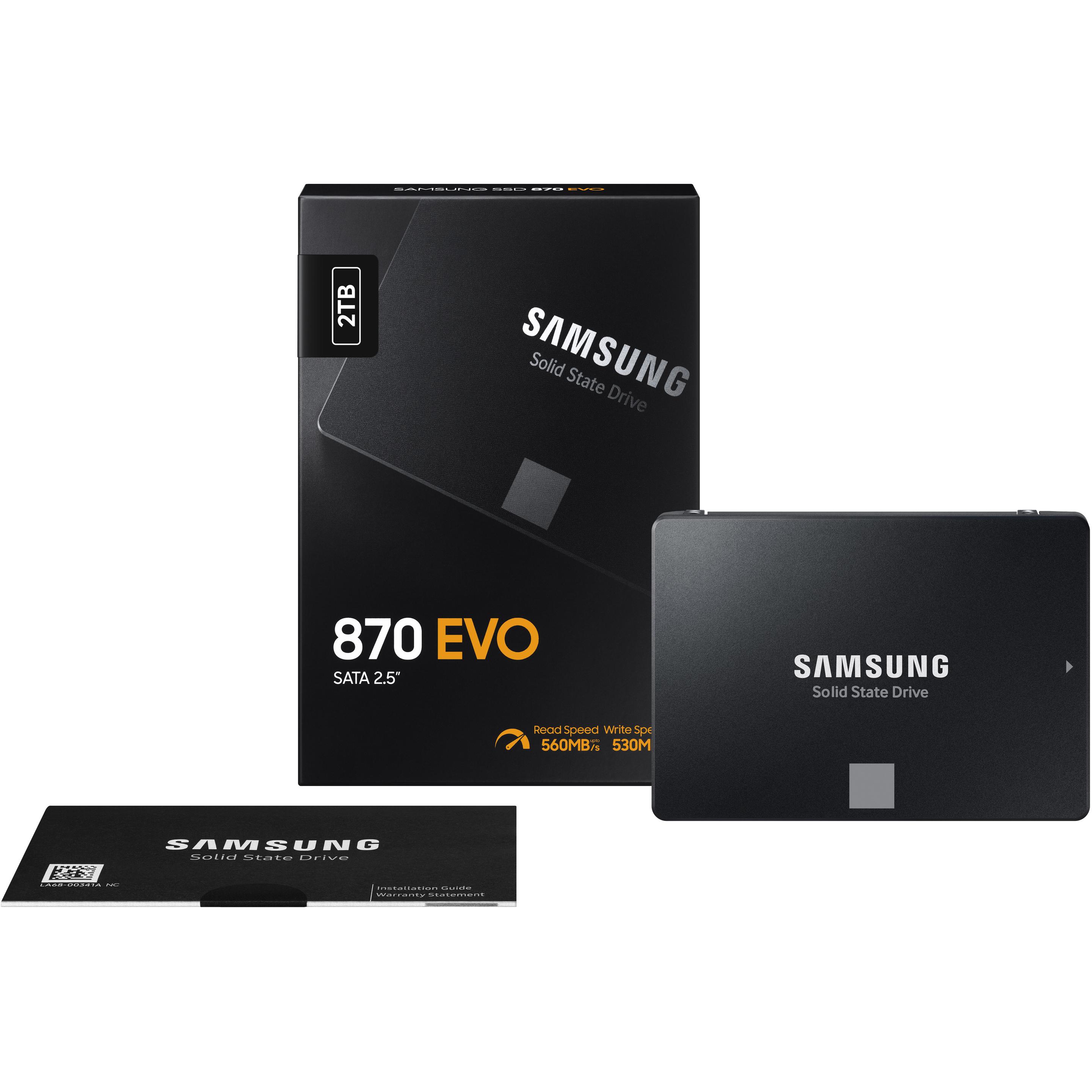 Thumbnail - Samsung 870 EVO (2000 GB, 2.5"), SSD