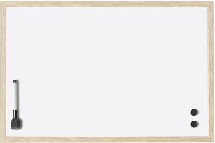 Produktbild Magnetoplan Whiteboard mit Holzrahmen (80 x 60 cm)