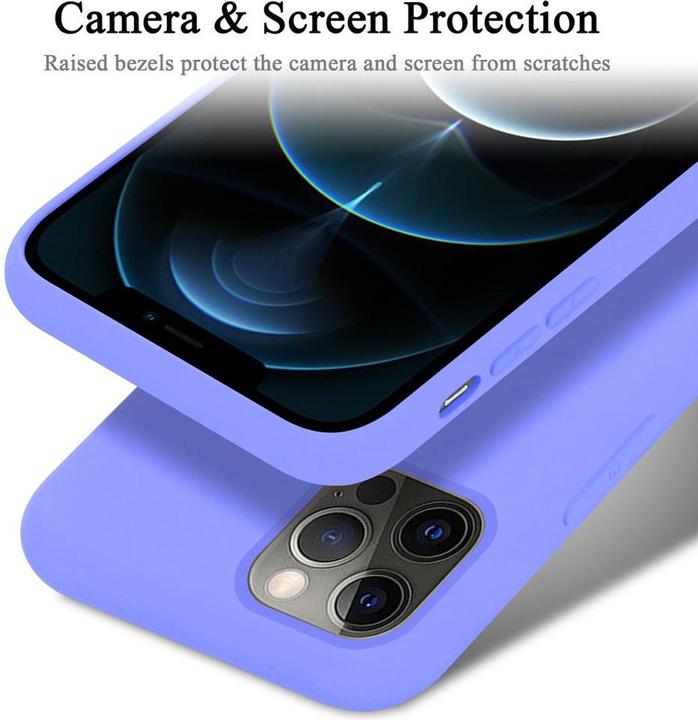 Immagine prodotto Cadorabo Copertura della cassa del silicone liquido TPU (Realme 12 Pro+, Apple iPhone 12)