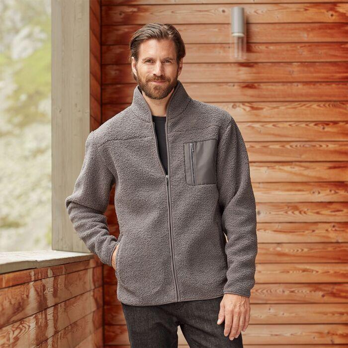 Produktbild Explorer Herren Fleece Jacke, Curly (S)